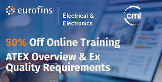 50% off online training – ATEX Overview & Ex Quality Requirements