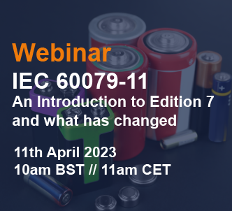 Eurofins CML are running a webinar where we will cover the changes to IEC 60079-11